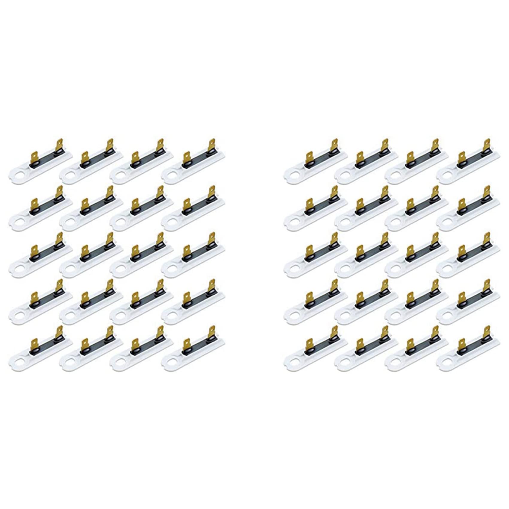 Hndhbfgrt 40Pcs Dryer Fuse Parts Home Appliance Washing Machine Fuse Fuse 3392519 for
