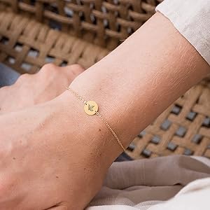 Custom Gold Personalized Engraved Bracelets For Her Custom Photo I