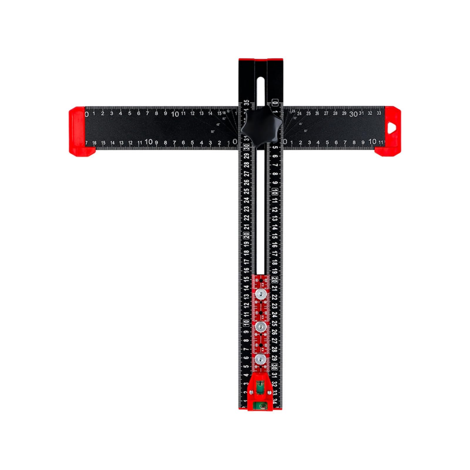 Équerre En T Haute Précision Équerre Blocs Positionnement Réglable Règle D'angle pr Menuiserie, 35 Cm
