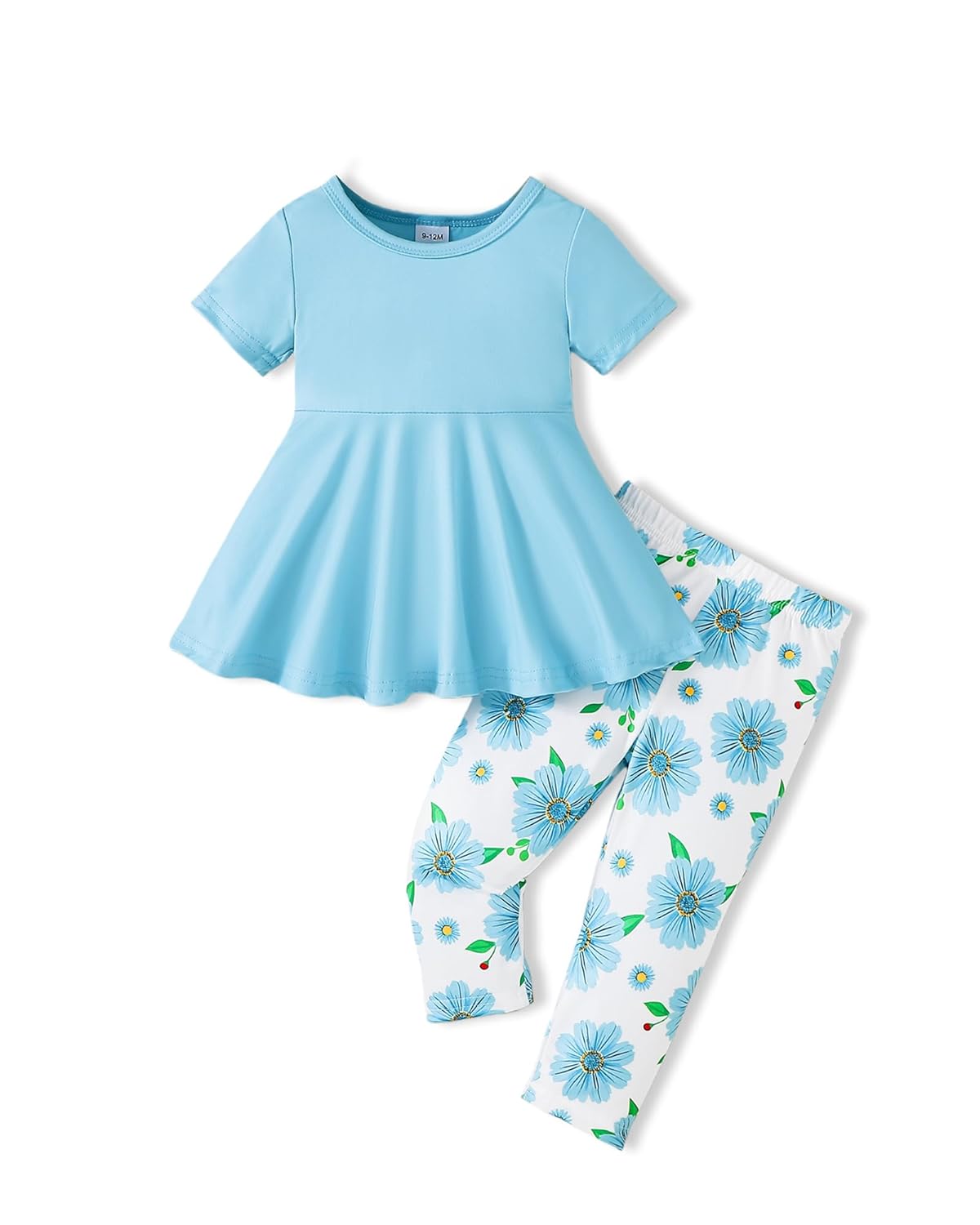 Baby Girl Clothes Toddler Girl Outfits Fall Winter Ruffle Shirt Pants Cute Infant Clothing Set for Little Girl