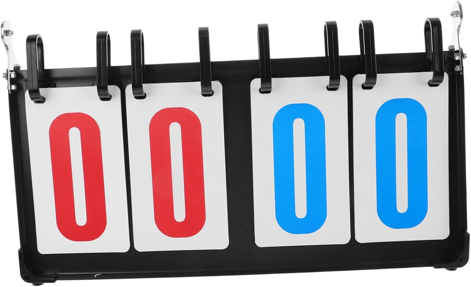 BESPORTBLE Portable Flip Scoreboard for Soccer Basketball and Tennis Durable Design for Use Compact Tabletop Scorekeeper with Four- Display