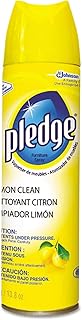 SC Johnson Pledge Furniture Polish Lemon, 13.8oz Aerosol, Pack of 1