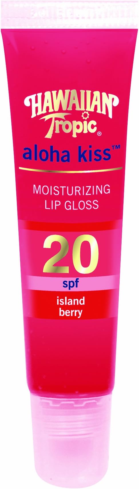 Hawaiian Tropic, Island Berry, Aloha Kiss Lip Gloss, SPF 20, 0.5 Ounce tube
