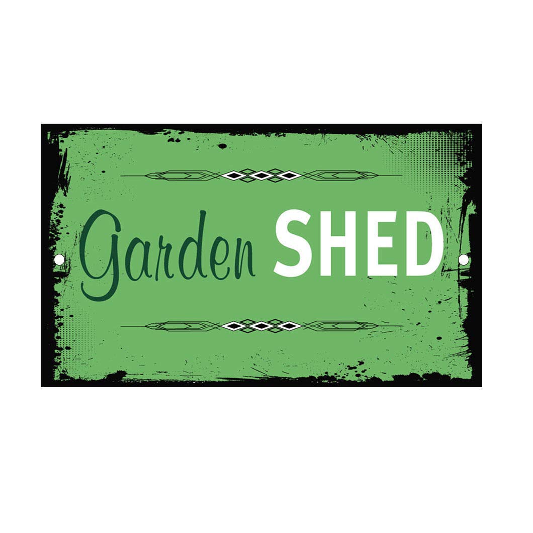 Guadalupe Ross Metal Tin Sign Garden Shed Wall Decor Sign 12x8 Inches