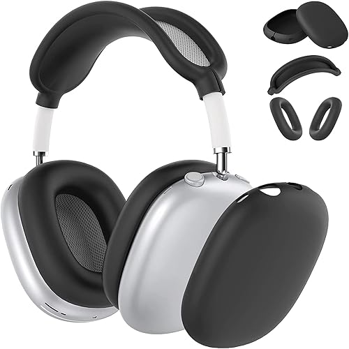 LOHASIC Funda para AirPods Max 3 en 1 Maleta, almohadillas de silicona suave y delgada, cojines para la cabeza, funda protectora para AirPods Max,