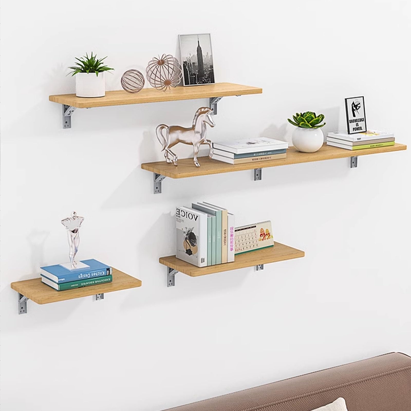Scrivania Pieghevole A Muro, Tavolo Ribaltabile In Legno P2, 80x59x45 Cm, Grigio, Per Piccoli Spazi, Lavanderia O Ufficio Domestico - 3