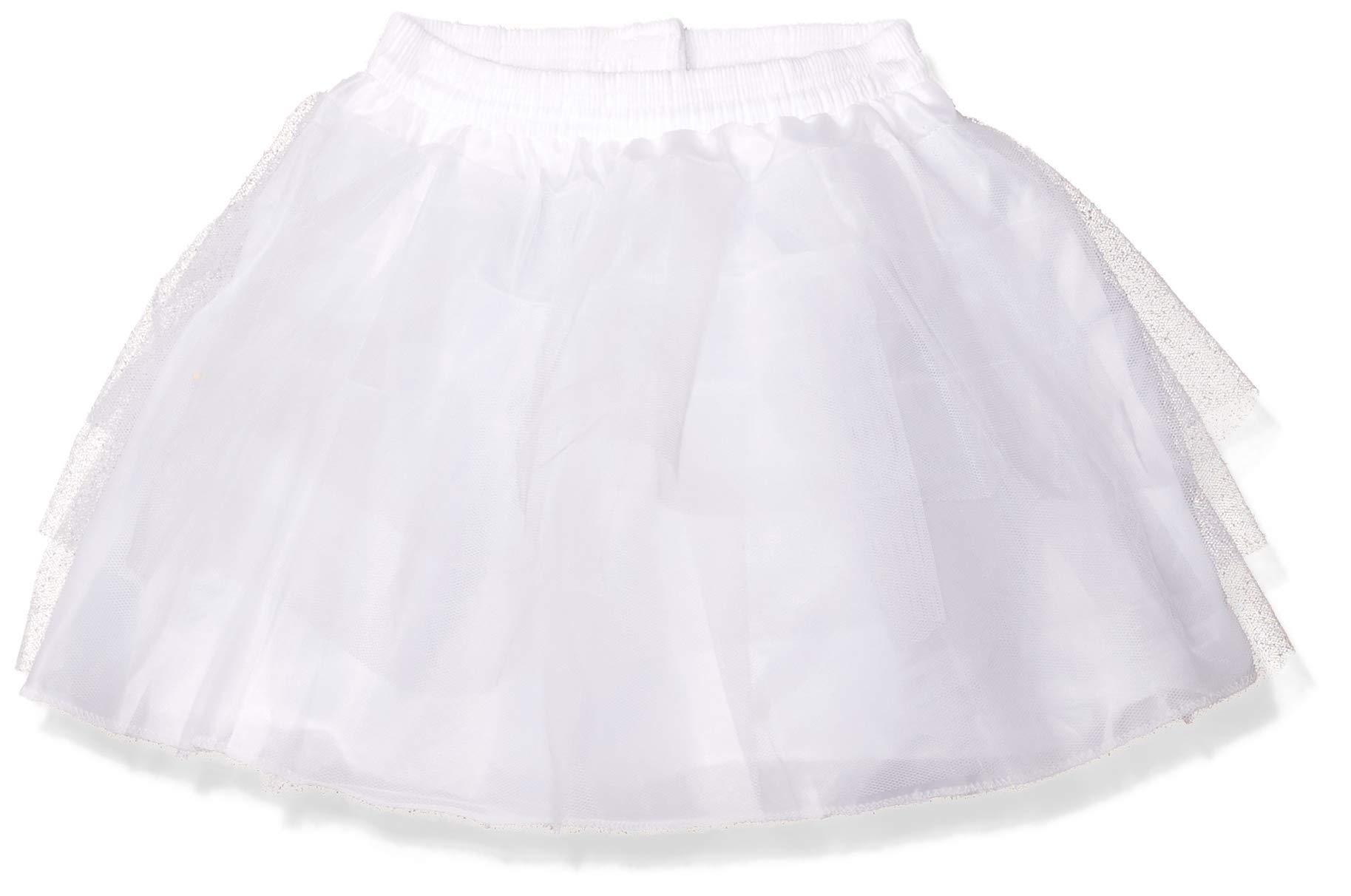 3 Layered Net Sips Girls Underskirts Crinoline Flower Girl Petticoat Hoopless KQC3