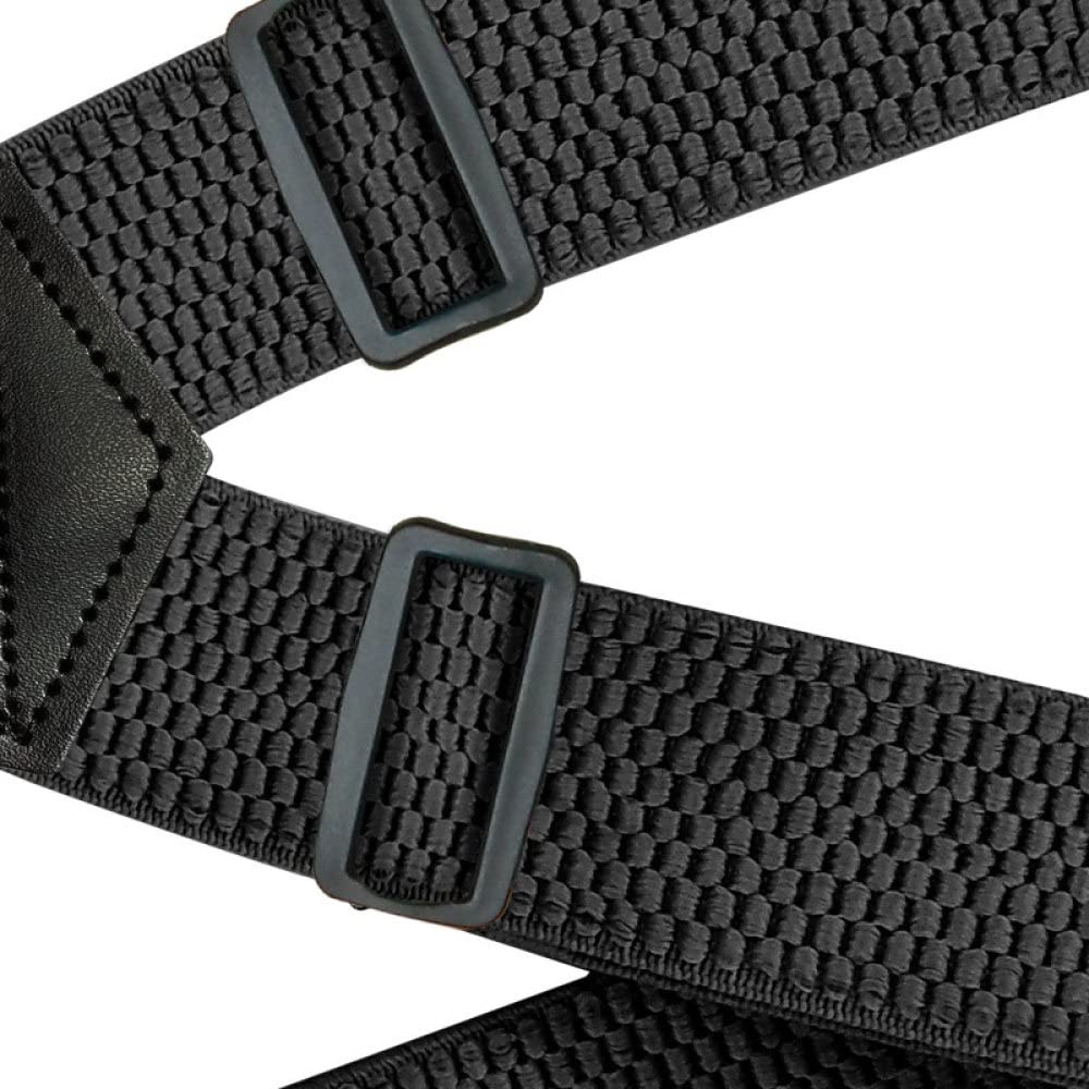 Hombres Tirantes Tirantes， Tirantes de trabajo resistentes unisex for hombre y mujer, en forma de X de 3,8 cm de ancho con 4 ganchos giratorios, tirantes elásticos ajustables for pantalones de snowboa