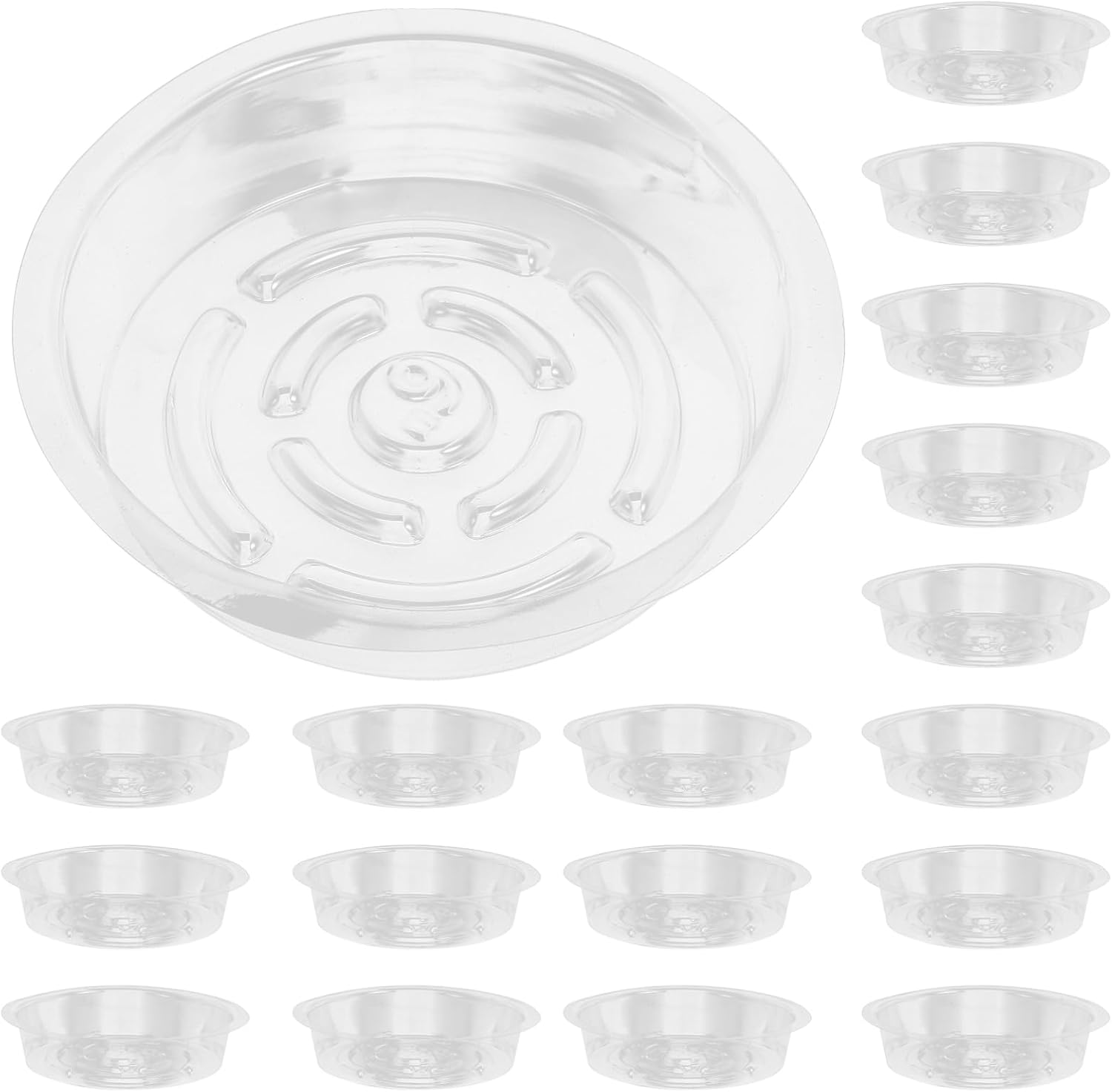 BESPORTBLE 90pcs Heavy Duty Plant Saucers Drip Trays for Flower Planter Trays for Use Prevent Water Leakage Keep