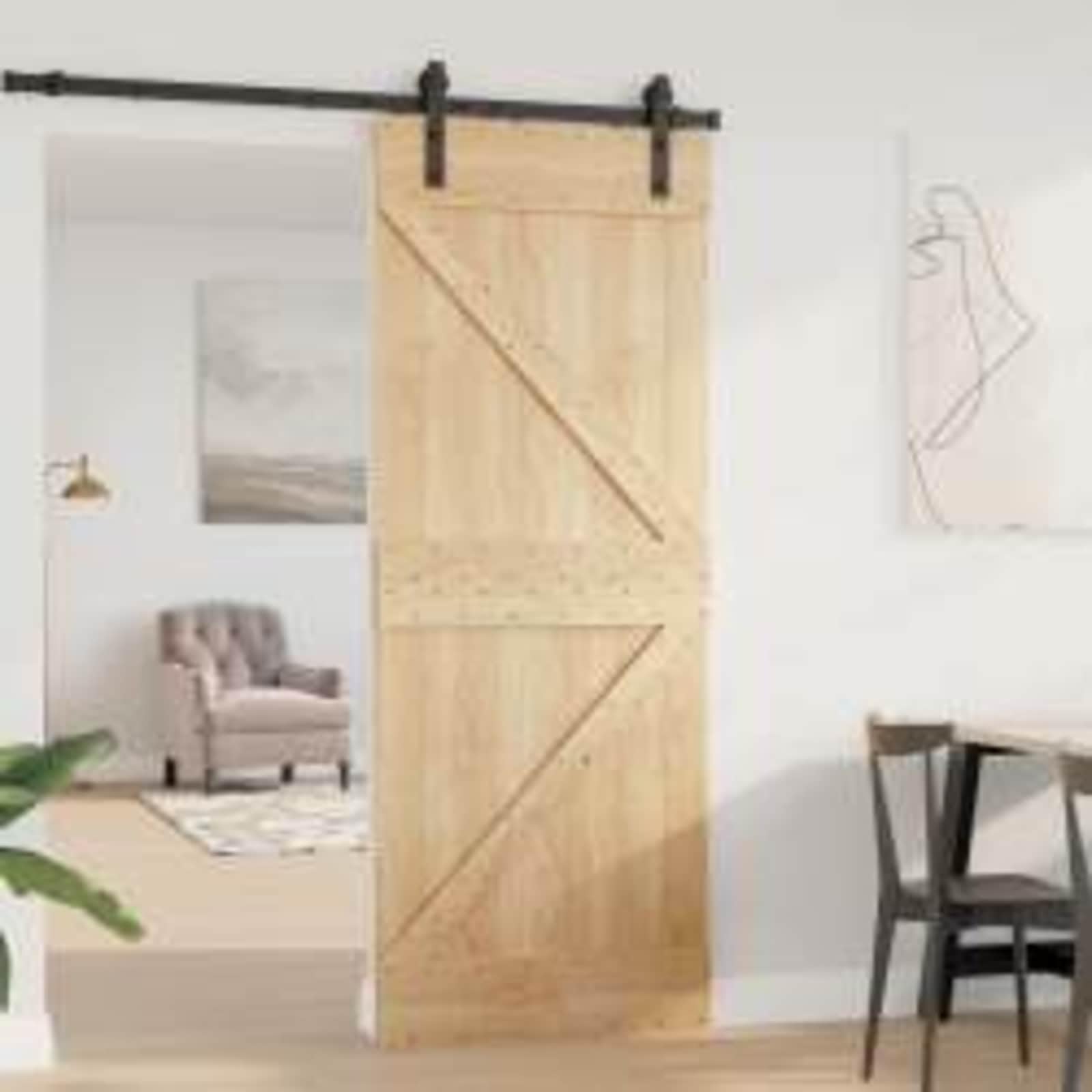 Narvik 80 x 210 cm drzwi wewnętrzne z litego drewna sosnowego drzwi wewnętrzne z ramą i ościeżnicą do renowacji i wymiany, funkcjonalne drzwi składane z zamkiem, uchwytem, taśmą, uszczelką