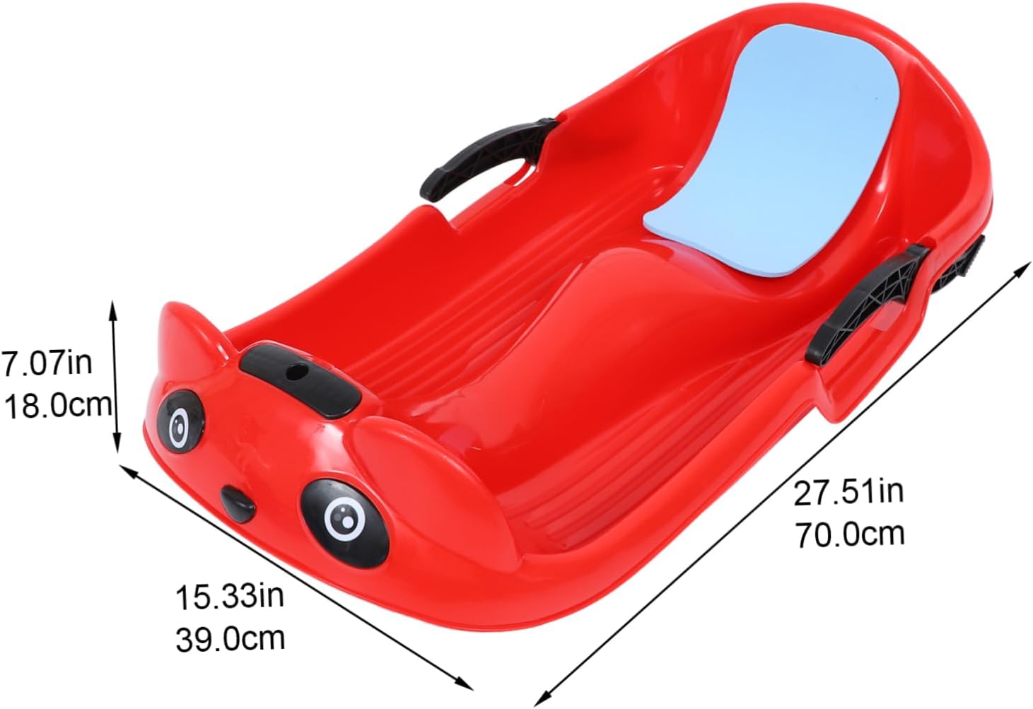 Balacoo 1Pc Thickened Ski Board Professional Wear Resistant Snowboard for Adults Lightweight and Sturdy Sled for Winter Outdoor Fun Present for Skiing Enthusiasts