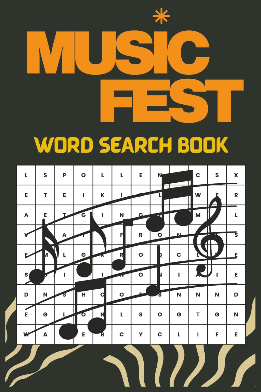 Music Fest Word Search: Word Searches with Easy to Read Print about Music Industry and More | 6x9 inches, 111 pages | 50+ ... Vacations, Holiday, Birthdays and Free Times