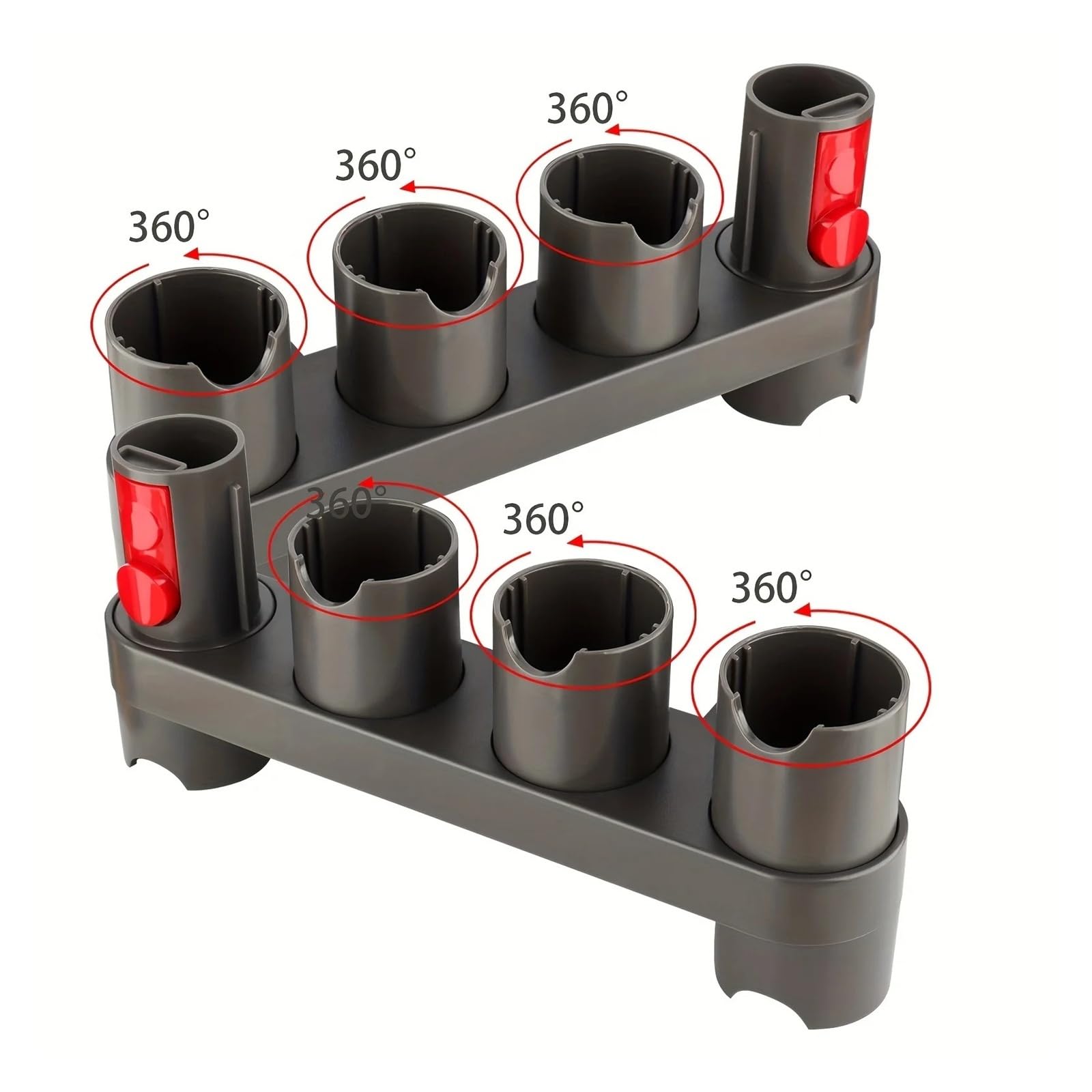 1 x Wandhalterungs-Zubehör-Organizer, Staubsauger-Zubehör, kompatibel mit Dyson V7/V8/V10/V11/V12/V15 (einzelne Wandhalterung)