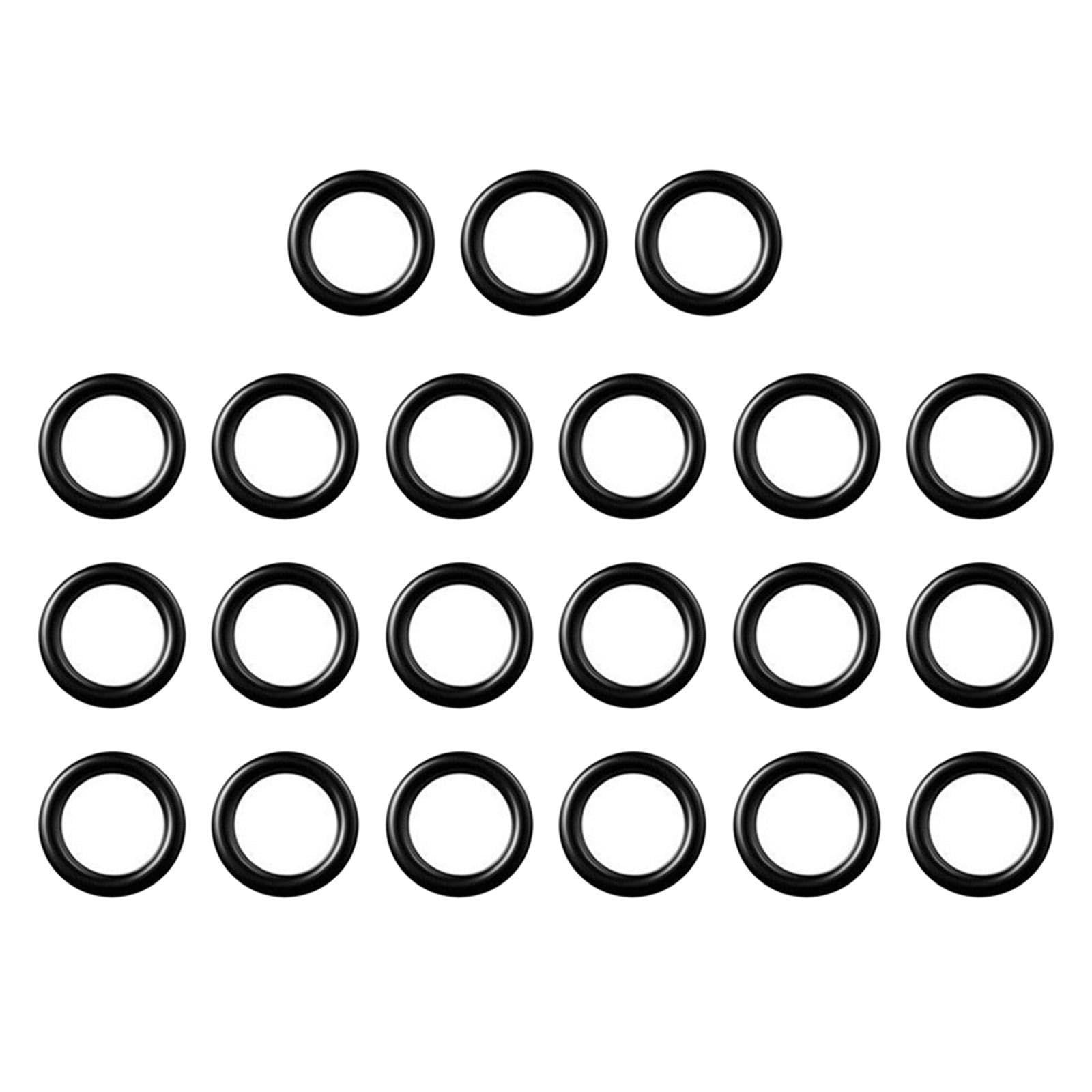 CALANDIS™ 20Pcs Power Pressure Washer O Rings for 1/4" Quick Coupler Replacement Black | Pressure Washers | Outdoor Power Equipment | Yard, Garden & Outdoor Living-image-0