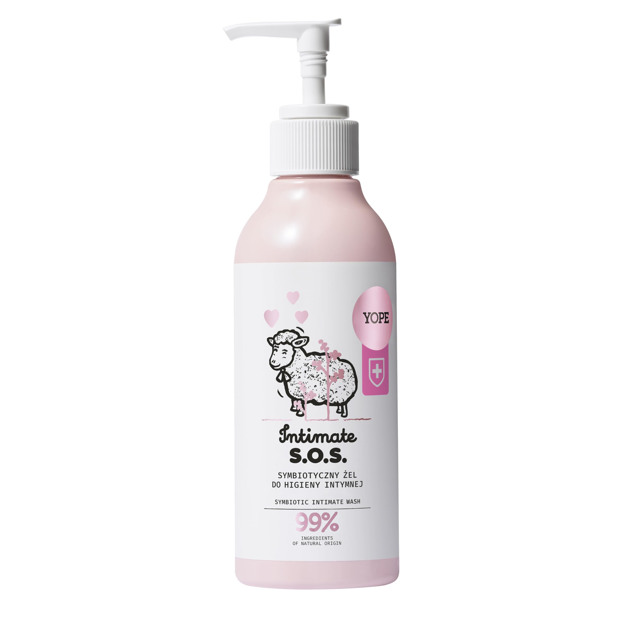 YOPE Natural Intimate Gel Wash Feminine Wash Soothing Calming 99% Natural Ingredients Intimate S.O.S 300ml