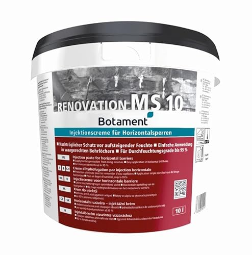 Botament Renovation MS 10 Injektionscreme für Horizontalsperren 1 Liter Cover