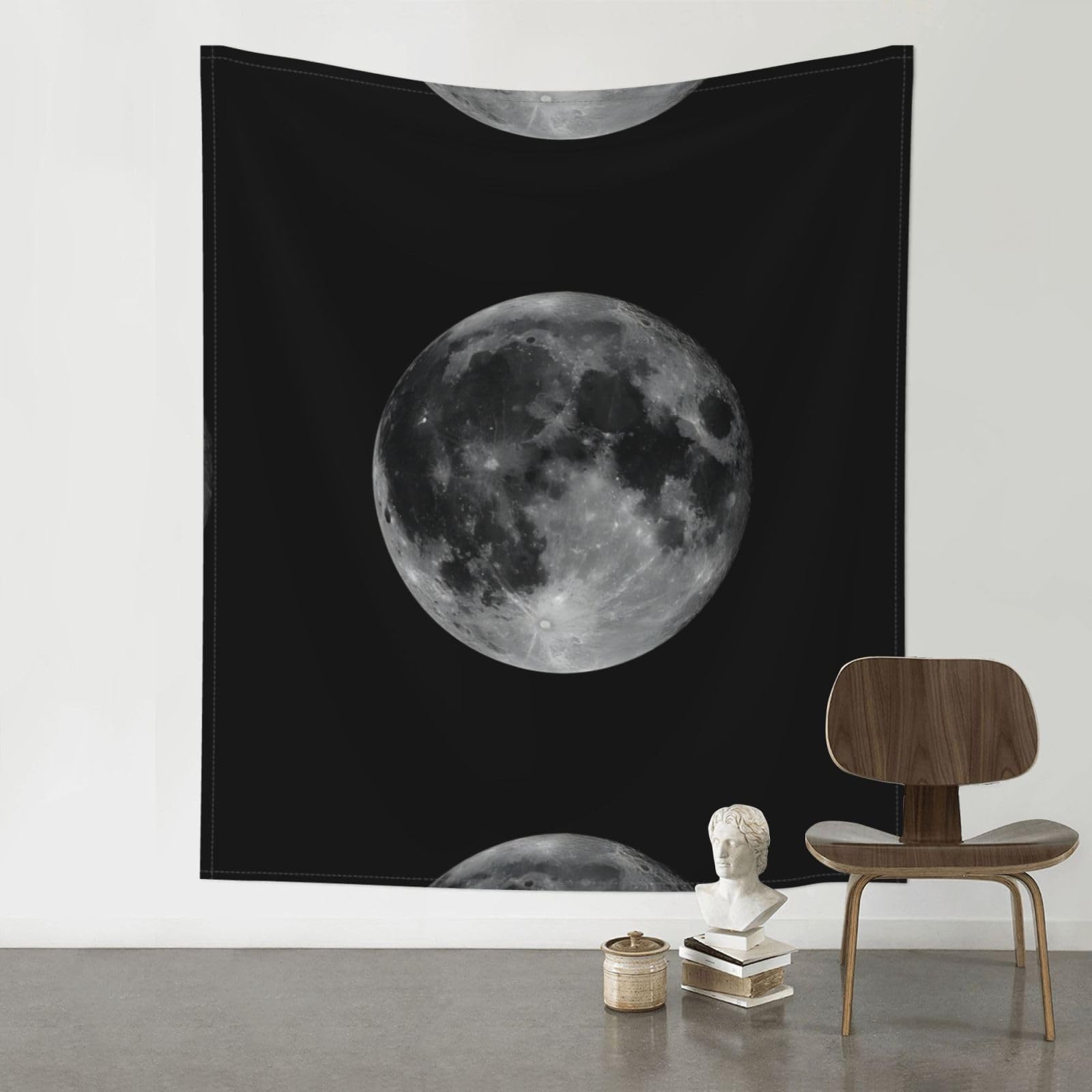 YYHHAOFA Moon Prints 60x51in Wall Tapestry - Durable Polyester Throw Blanket for Dorm Decor, Beach Picnics & Versatile Room Layering