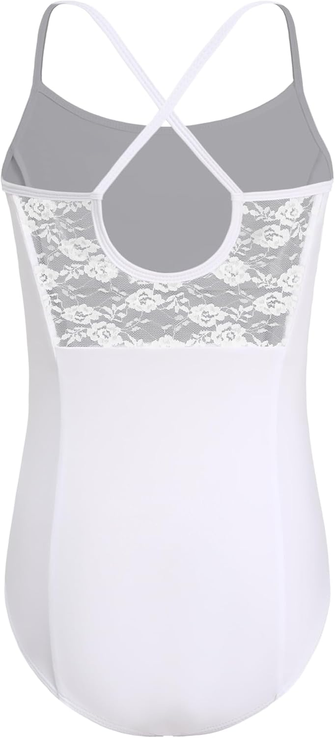 AOQUNFS Crisscross Straps Gymnastics Leotards for Girls Toddler Ballet Dance Leotards