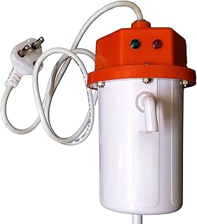 Drumstone 【𝐋𝐢𝐦𝐢𝐭𝐞𝐝 𝐓𝐢𝐦𝐞 𝐎𝐟𝐟𝐞𝐫 𝐖𝐢𝐭𝐡 𝟏5 𝐘𝐞𝐚𝐫𝐬 𝐖𝐚𝐫𝐫𝐚𝐧𝐭𝐲】Portable Instant Electric Water Heater – Energy-Efficient with Durable ABS Body, Auto Shut-Off for Safe