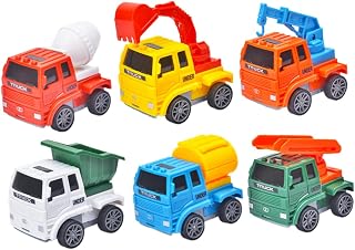 EXQUIMEUBLE 6PCS pull back car education toys car toy kids playset toys for kids boys kidcraft playset Lovely