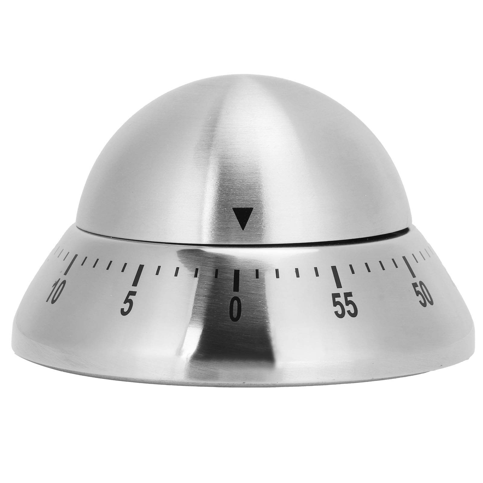 Küchen-Kochtimer aus Edelstahl, mechanischer Timer, Erinnerung, Zeitmanagement-Tools (Runden)