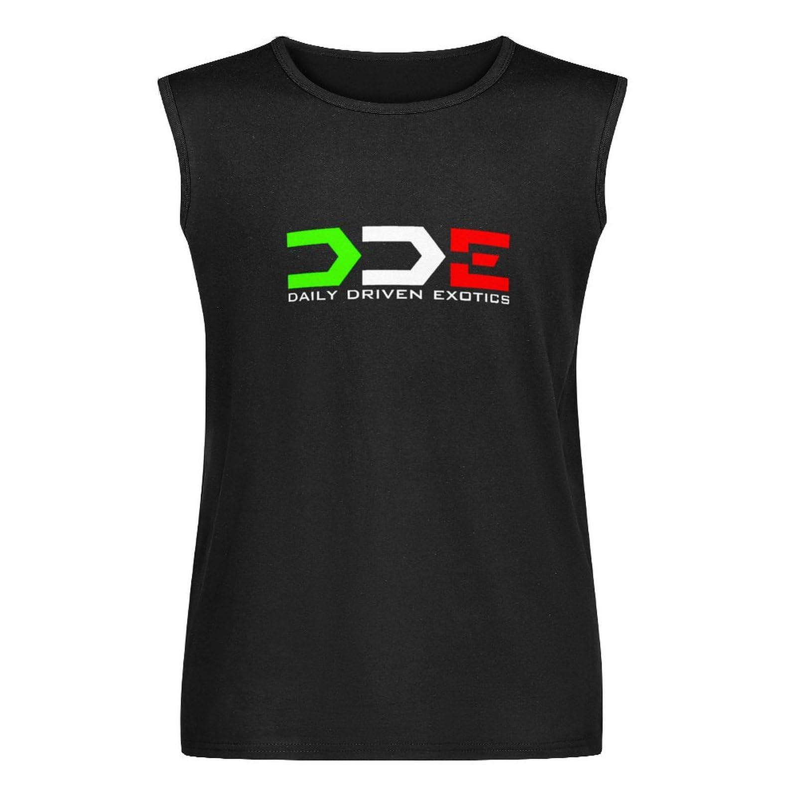Dde Merch Signature Italia T Shirt Sleeveless Vest Tank Tops Undershirt Black XL