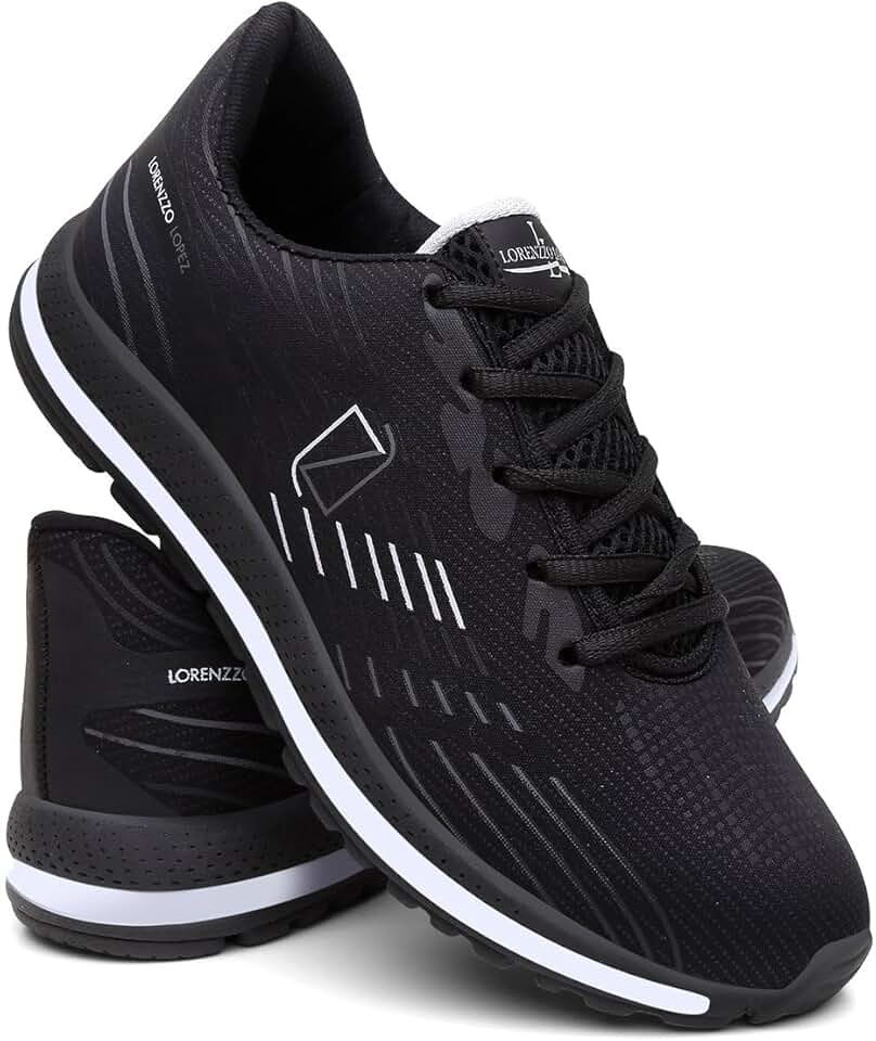 Tênis Masculino Esportivo Confortável e Super Leve para Treino Caminhada e Corrida