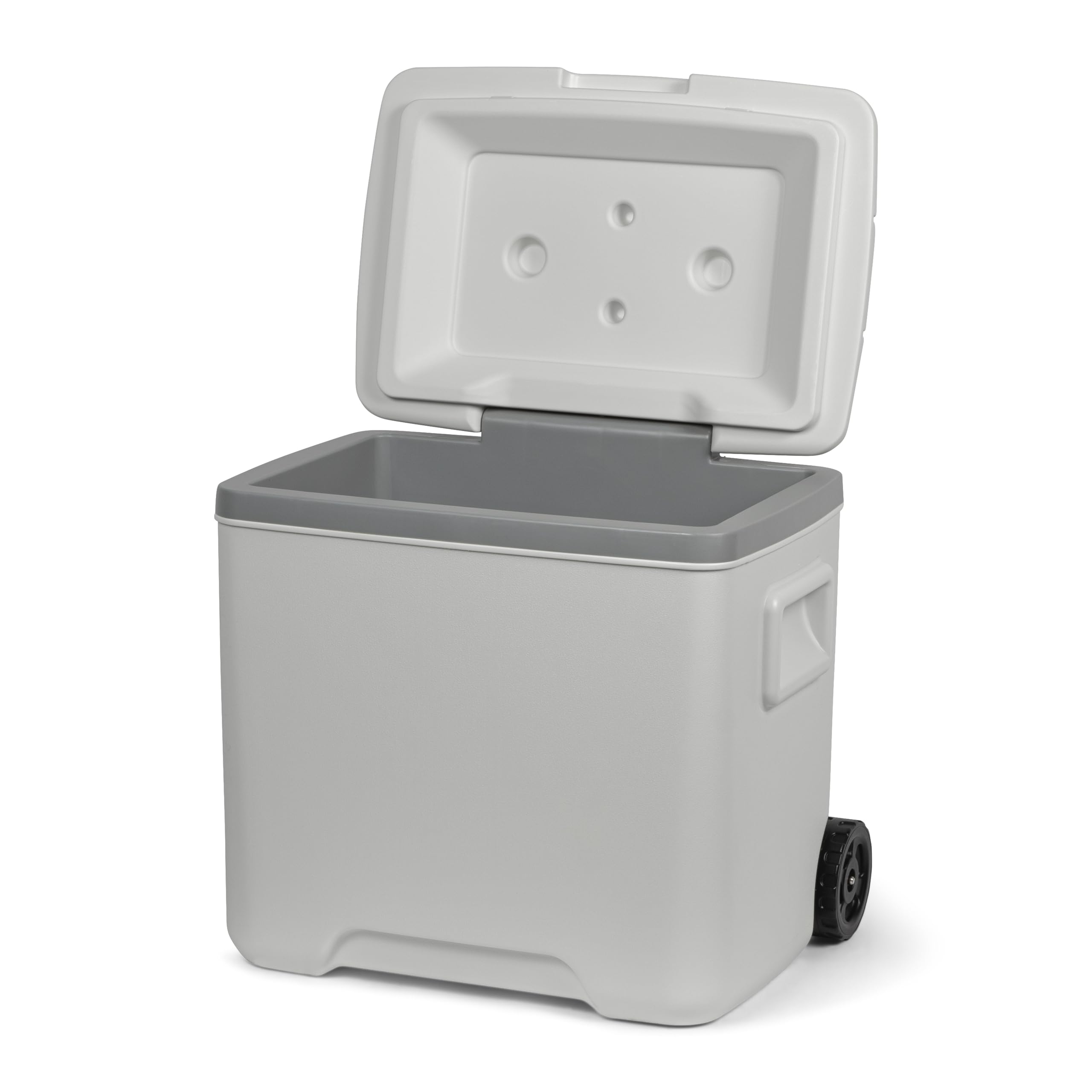 Steamy Marine 30, Frigoriferi portatile passivo con ruote, 30 Litri, Bianco