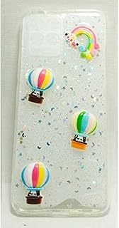 جراب خلفي لامع بتصميم ثلاثي الابعاد لموبايل ريلمي 8 - مُتعدد الالوان، البولي كربونات