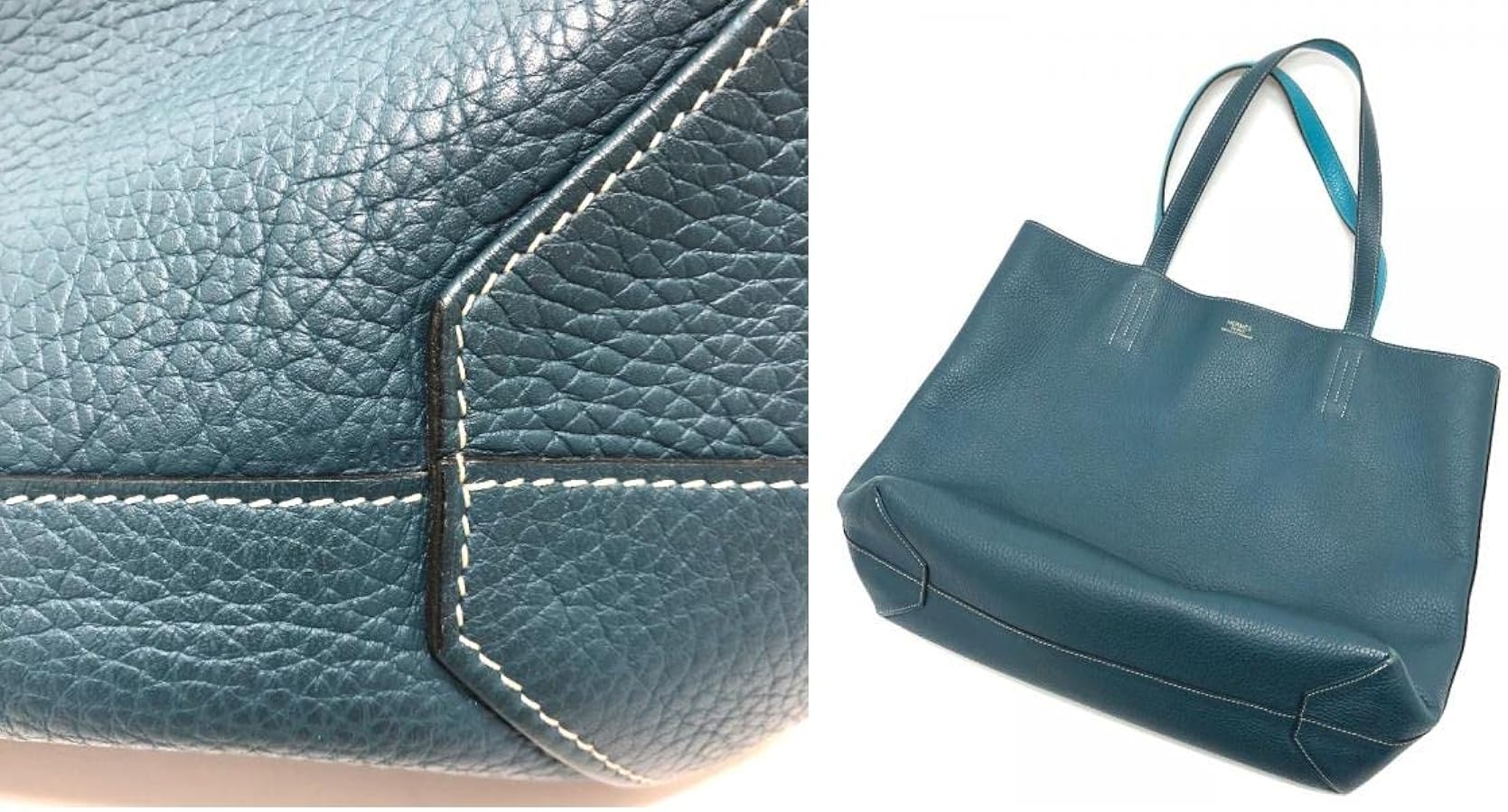 Amazon | [エルメス] ドゥブルセンス45 肩掛け リバーシブル トート