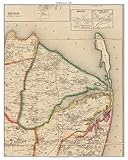 Middletown 1861 Old Town Map with Homeowner Names New Jersey - Reprint Genealogy - Monmouth County NJ TM 16x20