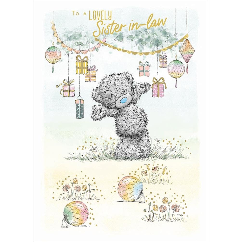 Me To You Geburtstagskarte Für Schwägerin | Tatty Teddy Motiv, Mit Umschlag