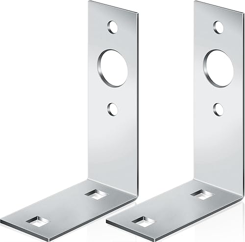 Miniatura 1 de Dunzy Soportes de luz de remolque galvanizados para montaje en forma de L, soporte de luz trasera para lancha, utilidad, luces de remolque,