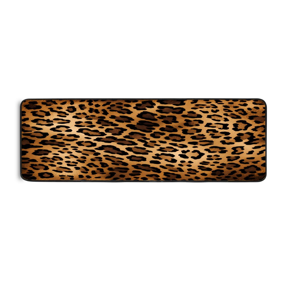 Tapis de cuisine léopard 183x61 cm antidérapant et lavable
