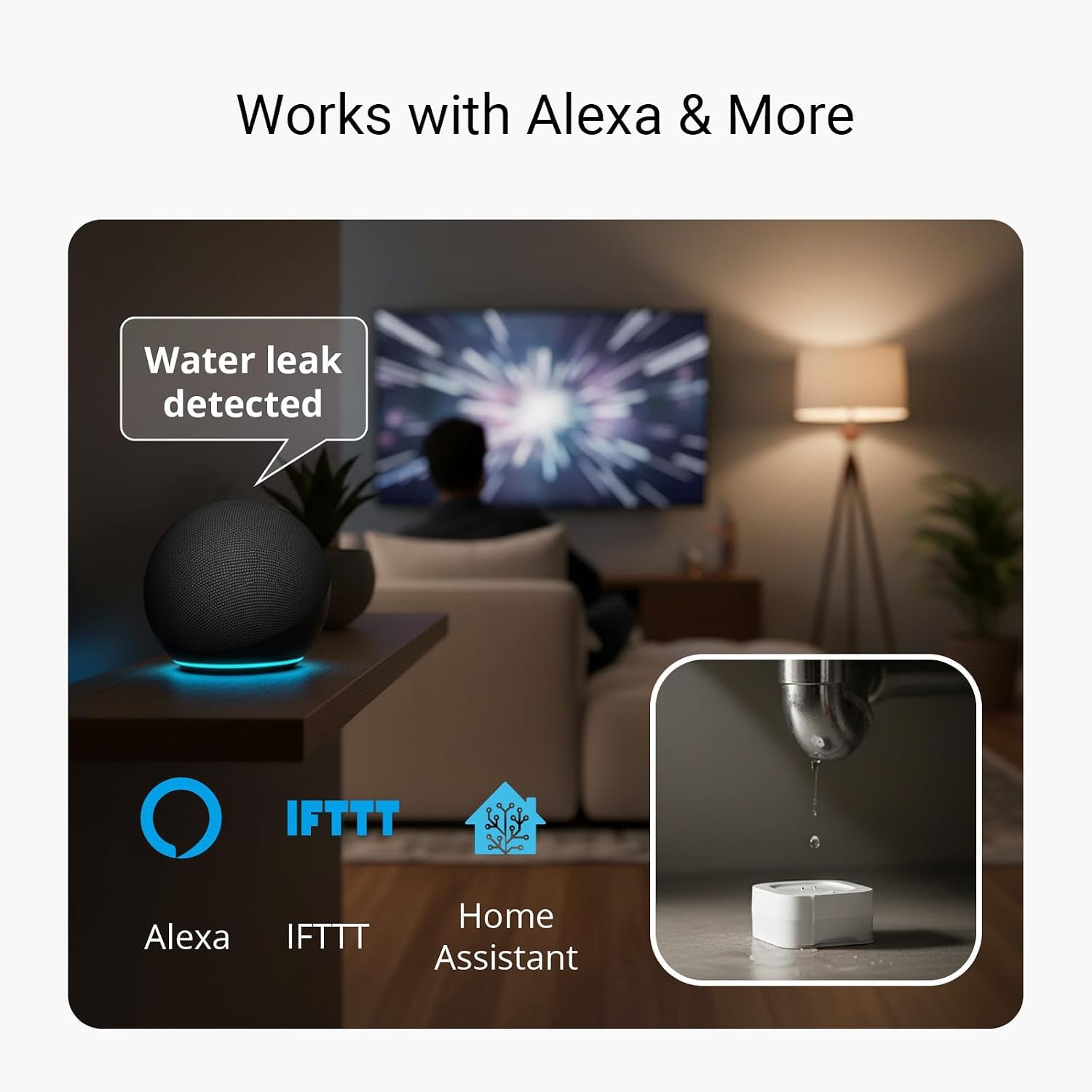 YoLink Water Leak Sensor - Loud Alarm Kit (6-Pack) -4 YoLink Water Leak Sensor - Loud Alarm Kit (6-Pack) -4