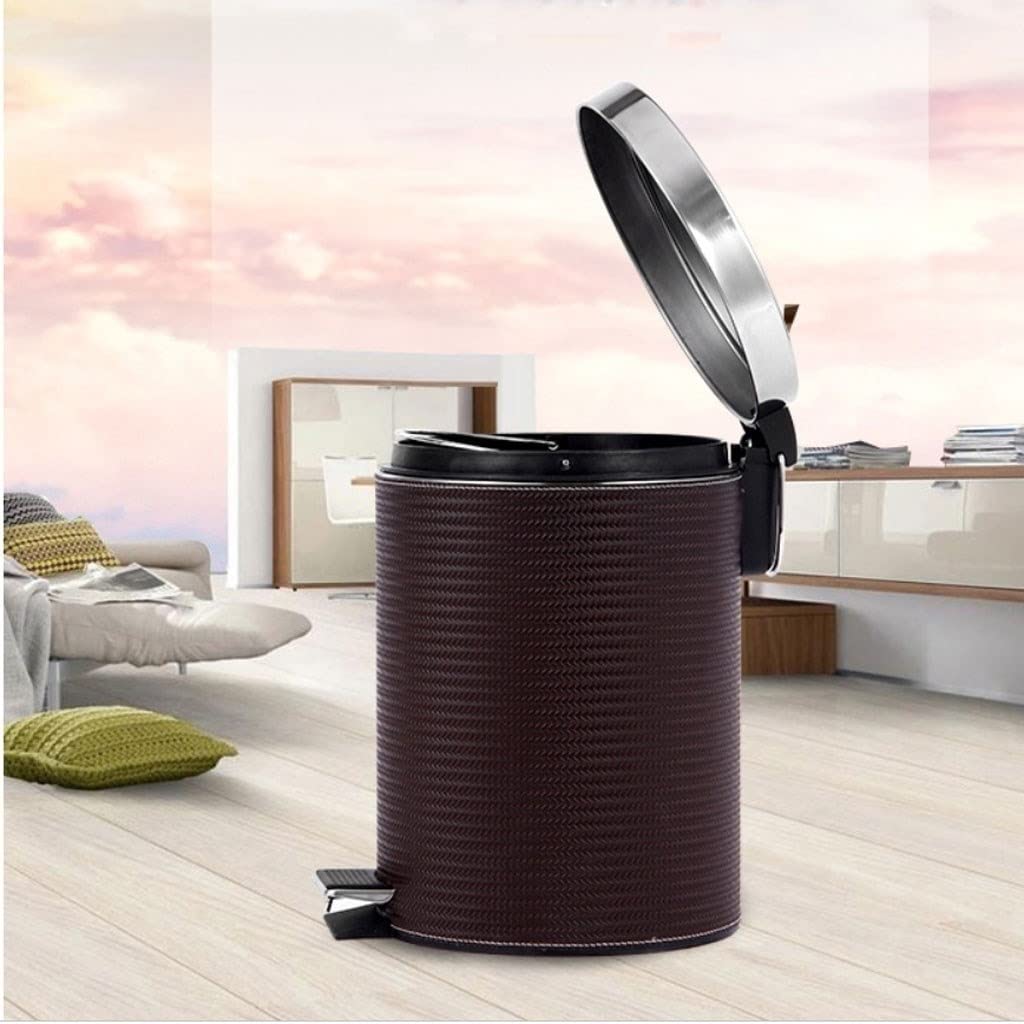 Papelera de Interior para Cocina con Tapa de Cierre Suave, Papelera Interior extraíble, Papelera pequeña para baño, Dormitorio, Oficina, Papelera y Reciclaje