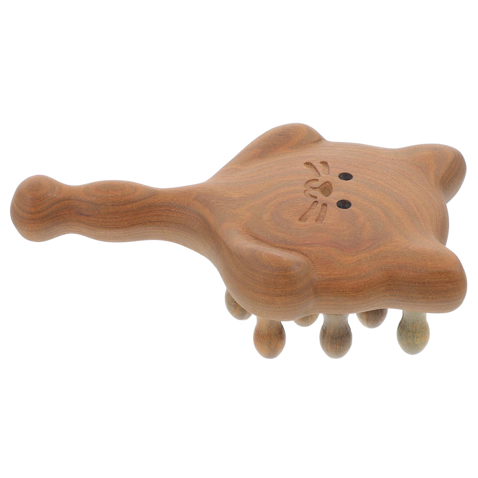 FOMIYES 4stücke Kopfhaut-massagier Aus Holz Ergonomischer Handheld-massagekamm Mit Zähnen Durchblutung Und Entspannung Für Zuhause Und Unterwegs