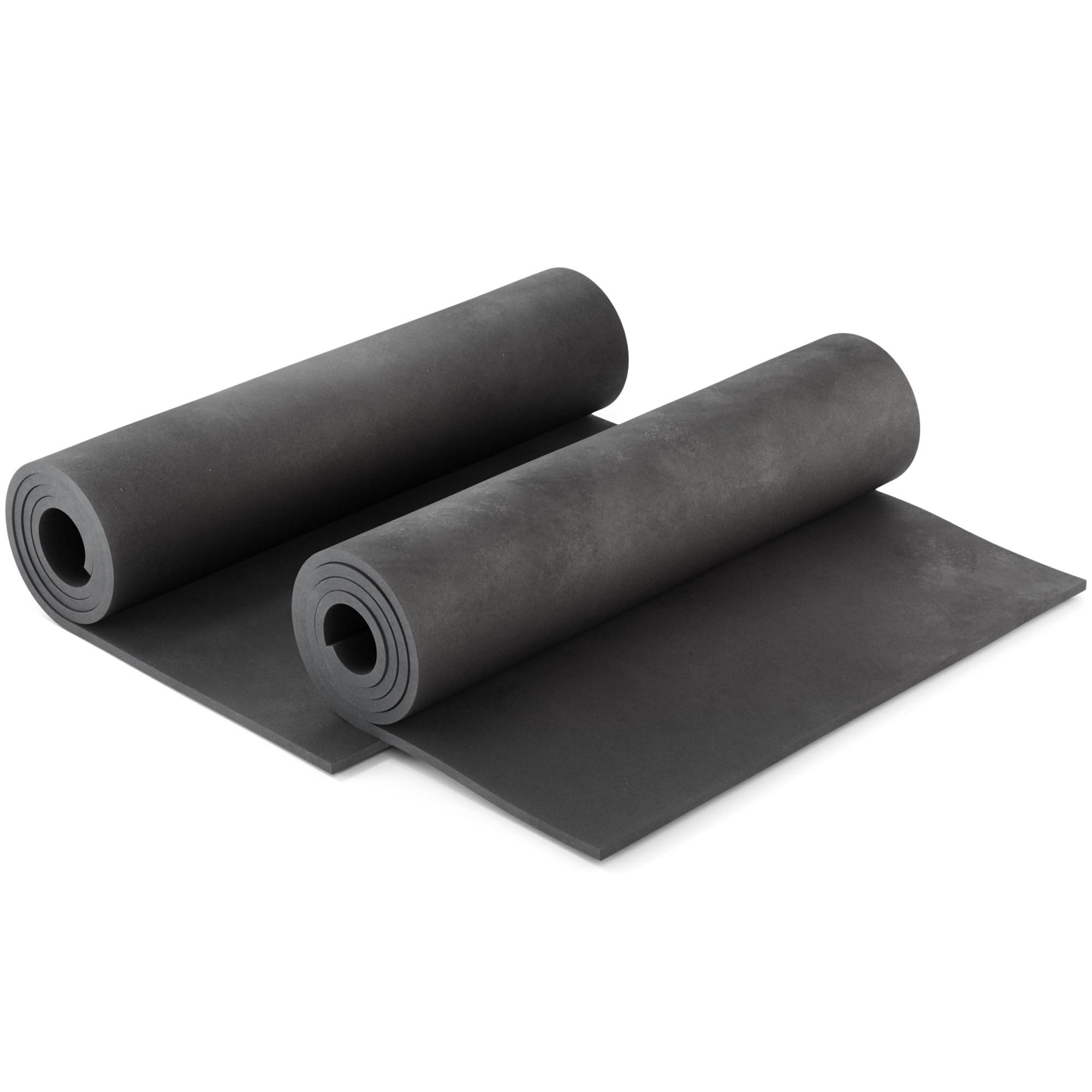 2-Pack Shape Retention EVA Cosplay Foam - 3mm Thick (Black) 14x39 inch High Density EVA Craft Foam Sheets - Premium 85 kg/m3 Heat Shape Material for