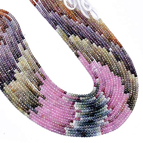 Multi Saphir perles de pierres précieuses rares AAA+ pour joaillerie haut de gamme