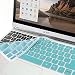 GMYLE Turquoise blue Silicon Keyboard Cover for Acer 11.6" Chromebook CB3-111-C670 CB3-111-C8UB (US Layout)