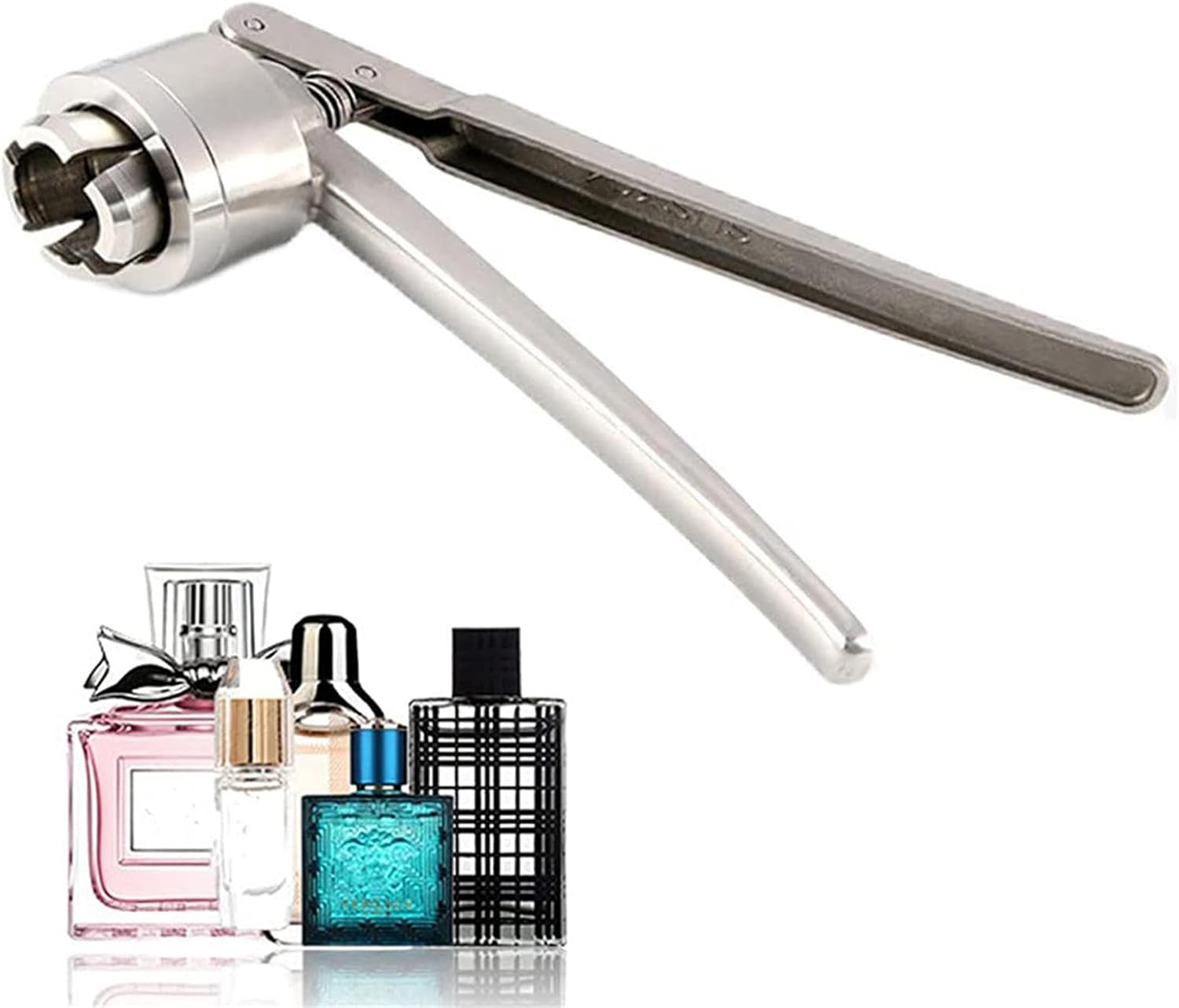 Manual Perfume Crimper, 13mm/15mm/18mm/20mm Perfume Spray Bottle Sealing Machine Cap Capper Bottle Cap Crimping Capping Tools,15mm