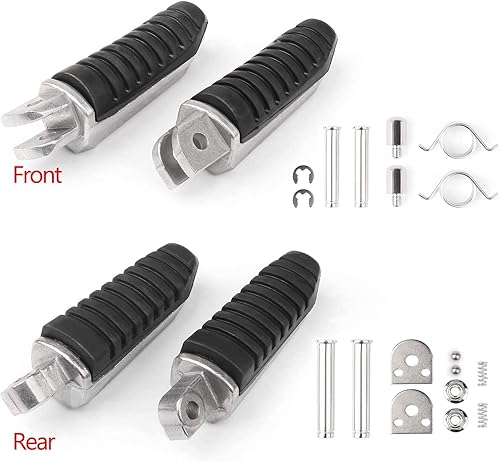 Vista 19 de Estriberas traseras para suzuki GSF1250 Bandit 1250/GSX1250 2008-2011, Hayabusa GSX1300R 2008-2020/GSX650/GSX1400 (Suzuki-traseras)