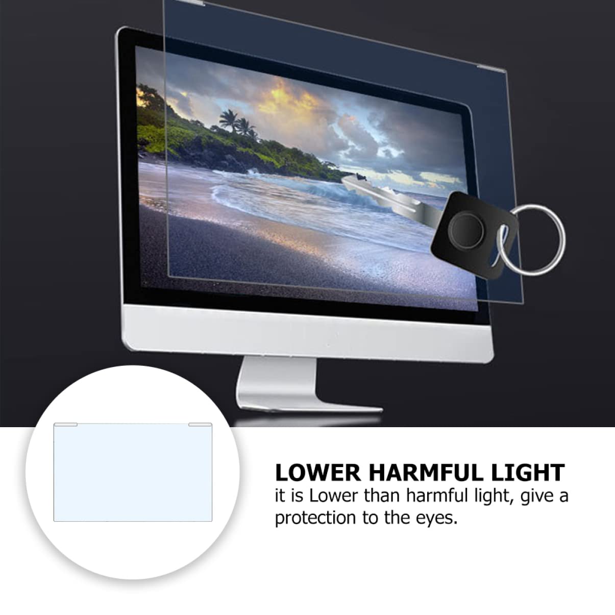 Pellicola Protettiva Schermo Anti-blue Light Trasparente per Computer