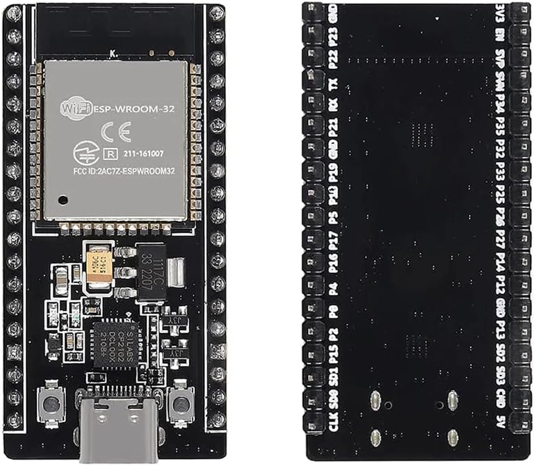 HiLetgo 3pcs ESP32 ESP-32D ESP-32 CP2012 USB C 38 Pin WiFi+Bluetooth Dual Core Type-C Interface ESP32-DevKitC-32 Development Board Module STA/AP/STA+AP