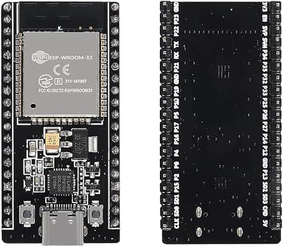 HiLetgo 3pcs ESP32 ESP-32D ESP-32 CP2012 USB C 38 Pin WiFi+Bluetooth Dual Core Type-C Interface ESP32-DevKitC-32 Development Board Module STA/AP/STA+AP