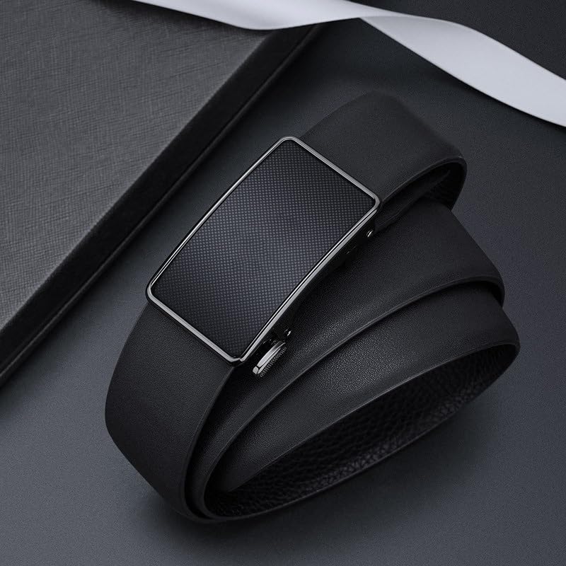 JSEIAJB Genuine Leather Belt for Men Cowhide Belt for Men Business and Leisure Belt for Men(110cm)3