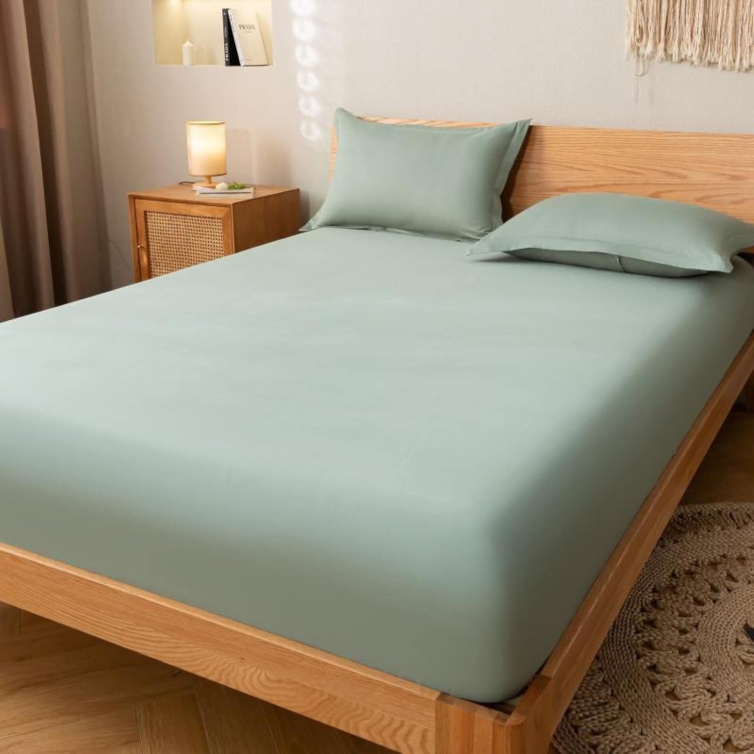 Double Mattress Hotel Quality Cotton Extra Deep Fitted Sheet with