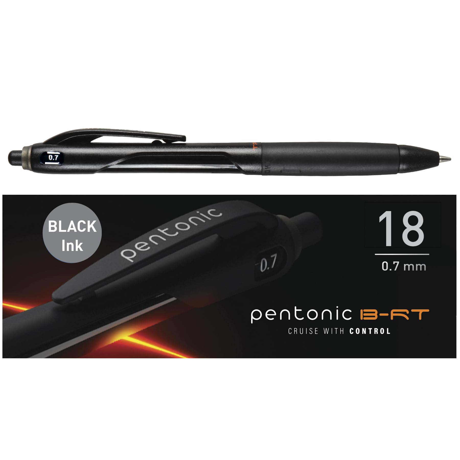Ballpoint Pen Pentonic Vrt Gel Pen Plastic Linc Pentonic V-RT Ball