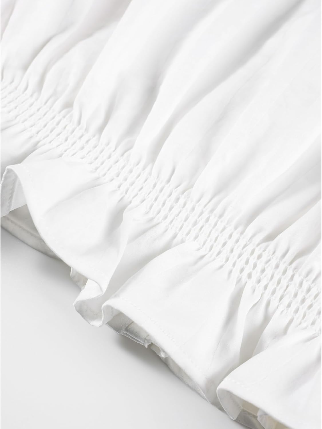 Girls White Blouse Peter Pan Collar Button Down Button Up Long Sleeve Shirt Top 6-16Y - Image 5