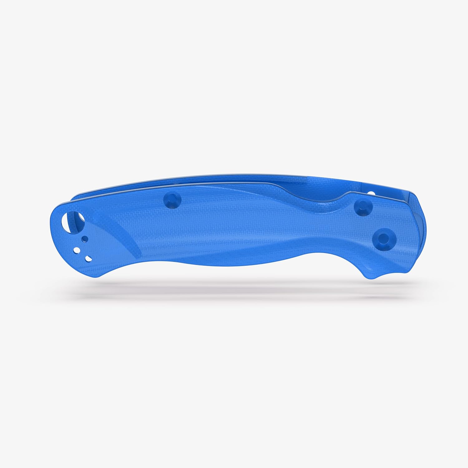 Flytanium G-10 Lotus Scales Compatible with Spyderco Paramilitary 2 EDC Folding Pocket Knife (Blue Lapis)